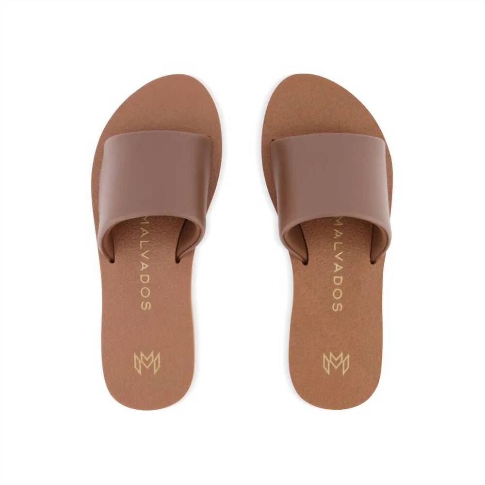 NEW MALVADOS women's ellie sandals in cocoa